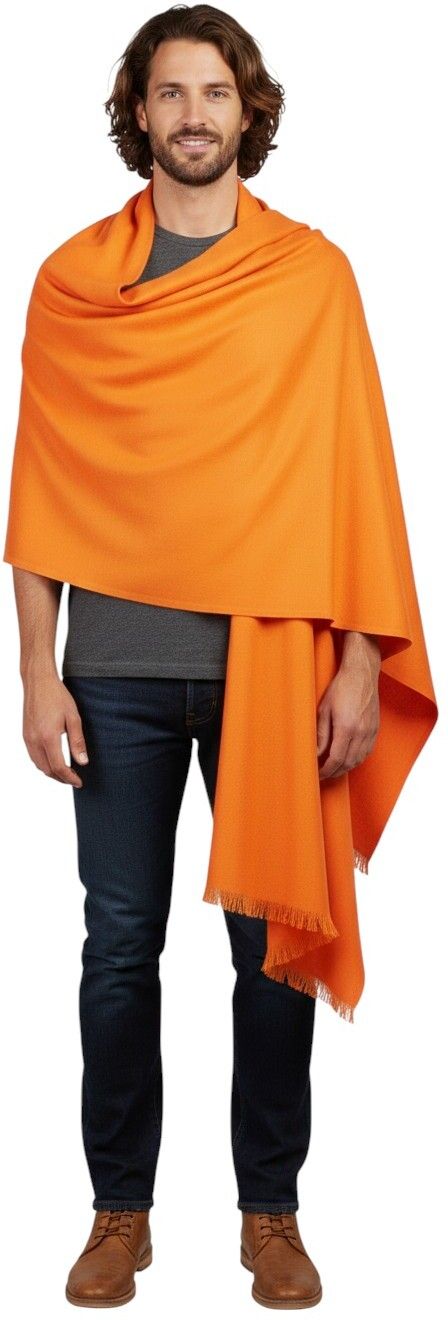Vrinde Wool Solid Men Shawl-picture-45