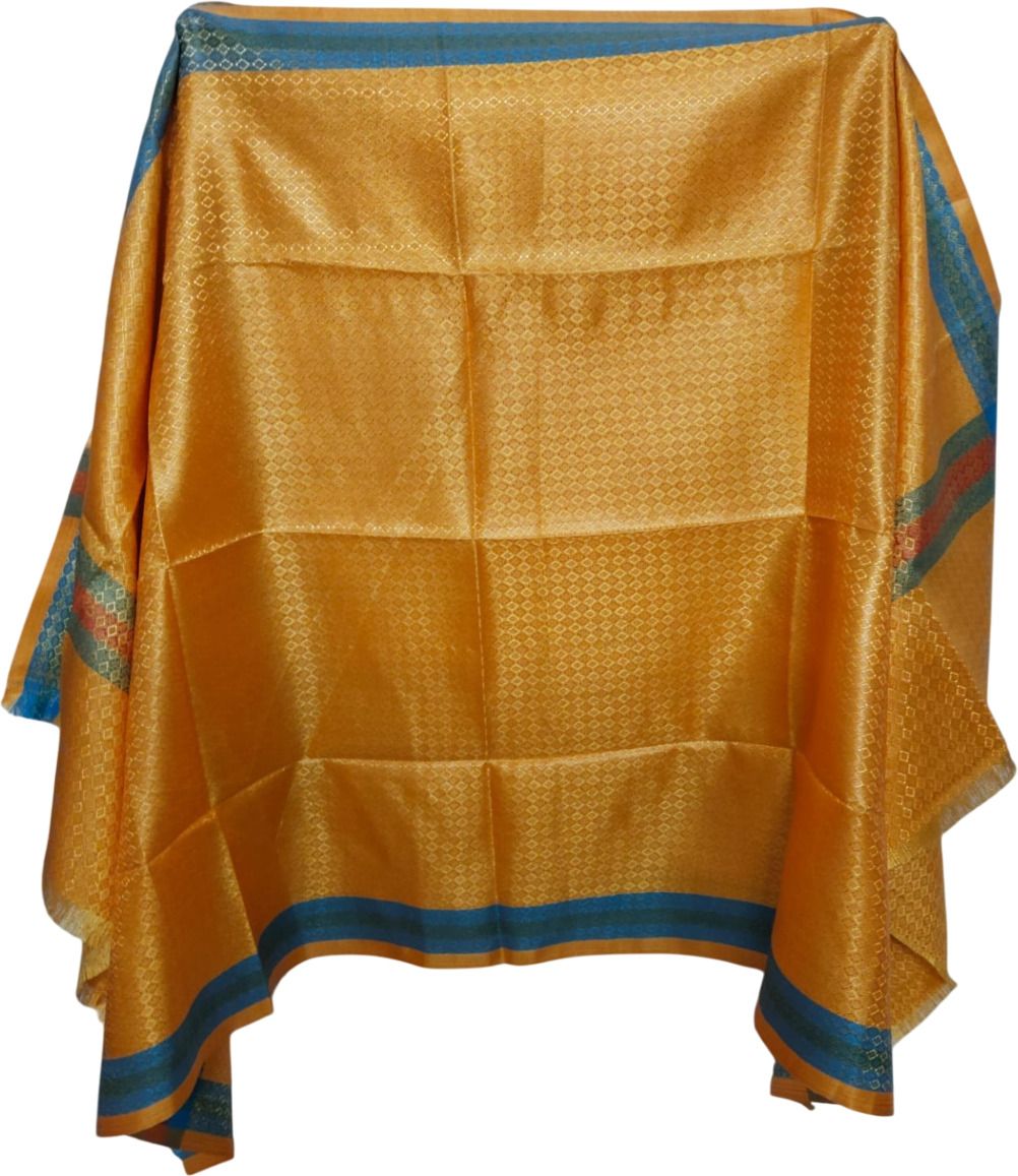 SAJAEA Satin Solid Men, Women Shawl-picture-38