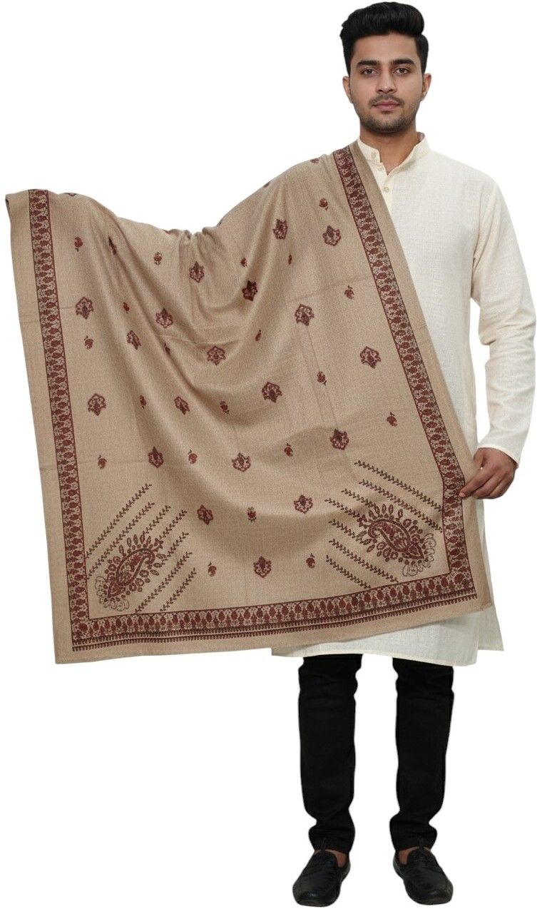 Sprha Wool Printed Men Shawl-picture-33