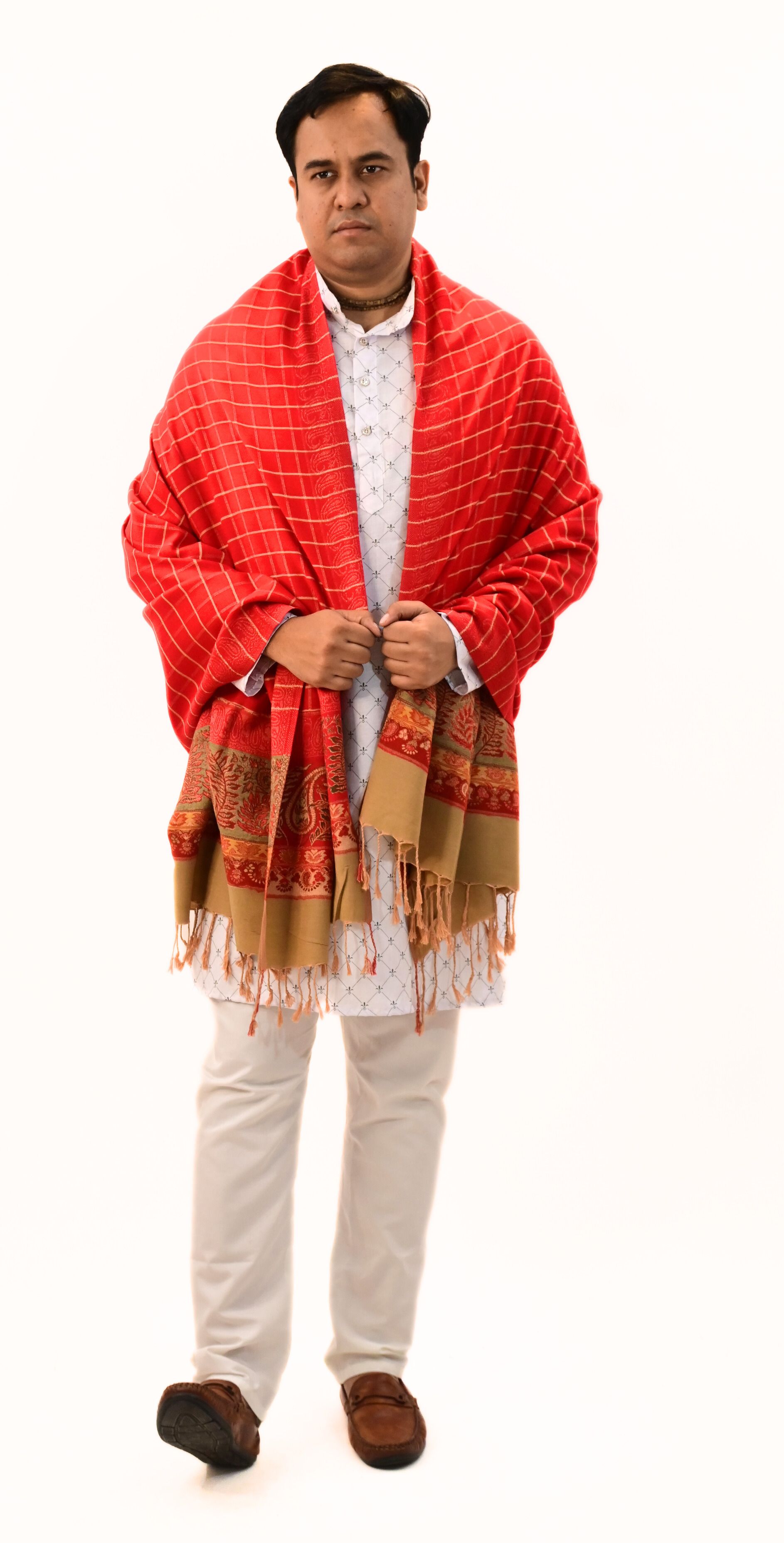 Sprha Wool Embellished Men, Women Shawl-picture-25