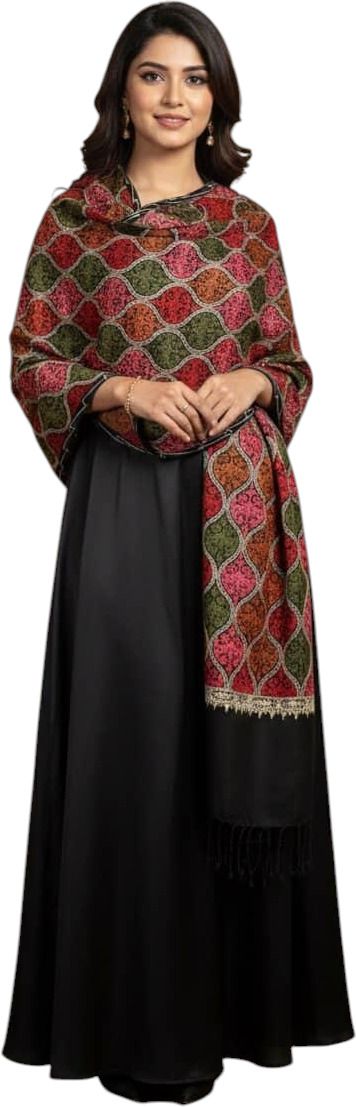 Fancy duppatta house Pashmina Embroidered Women, Men Shawl-picture-33