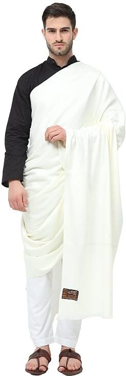 SHINE COLLECTION Wool Solid, Paisley Men Shawl