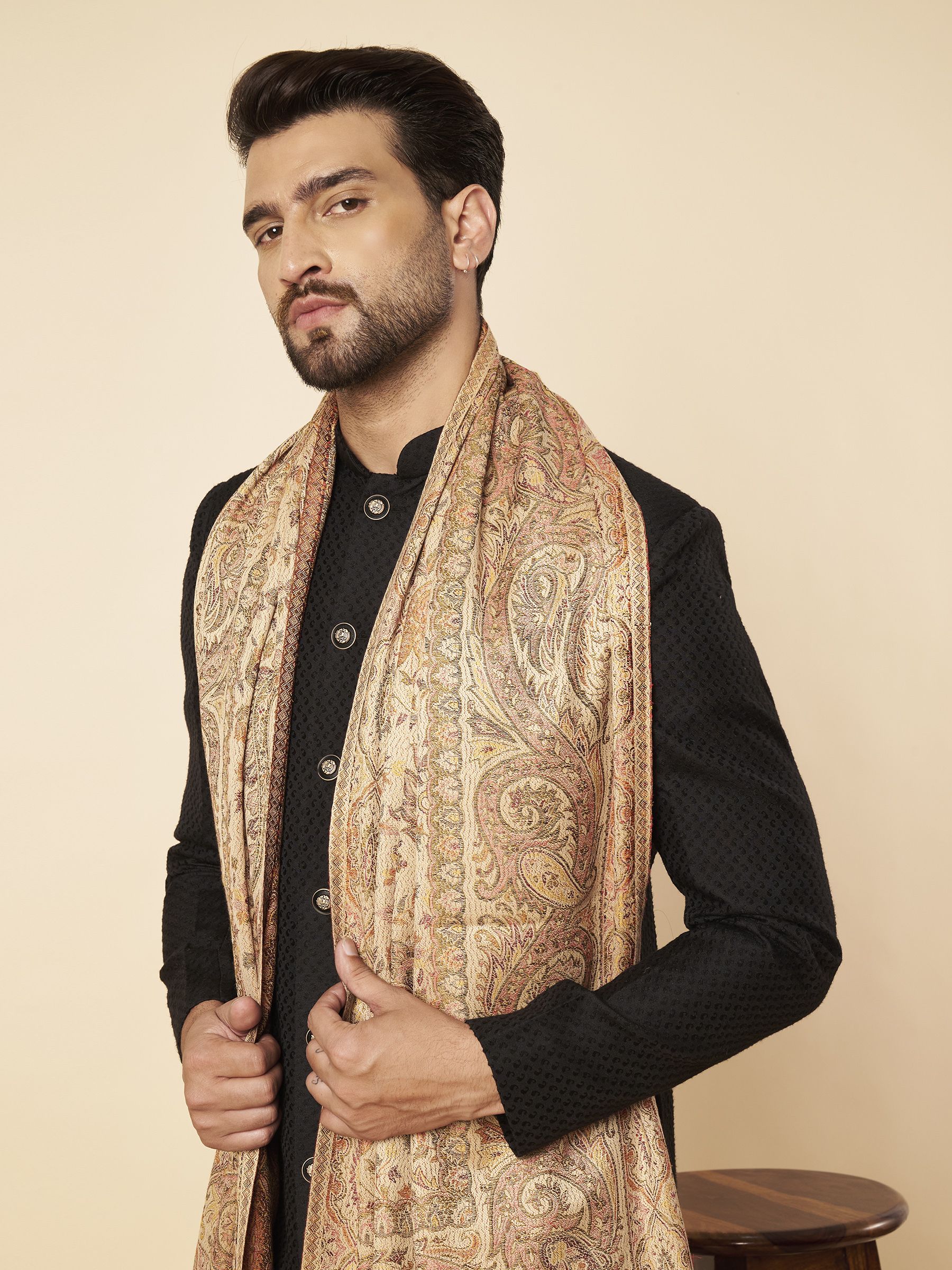 Zamour Acrylic Woven Men Shawl-picture-27