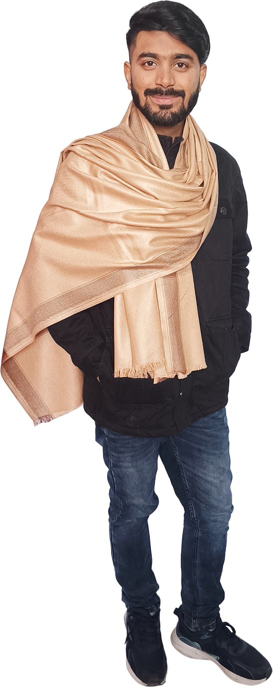 EzerNzer Wool Solid Men Shawl-picture-28