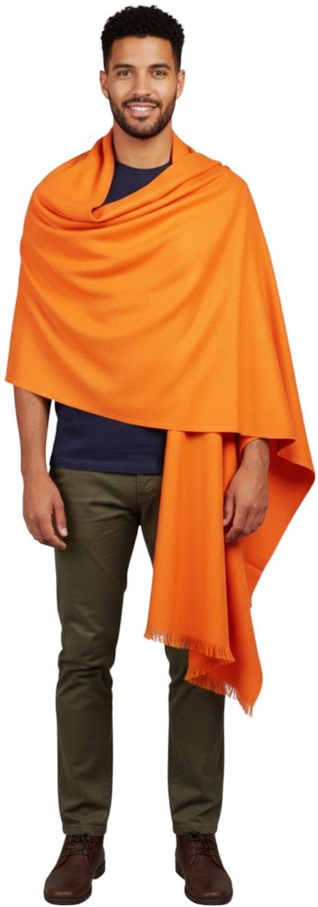 Sprha Wool Solid Men Shawl-picture-17