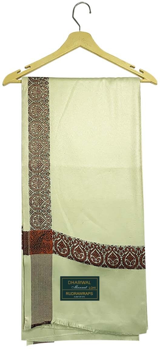 Rudrawraps Poly Wool Solid Men Shawl-image-36
