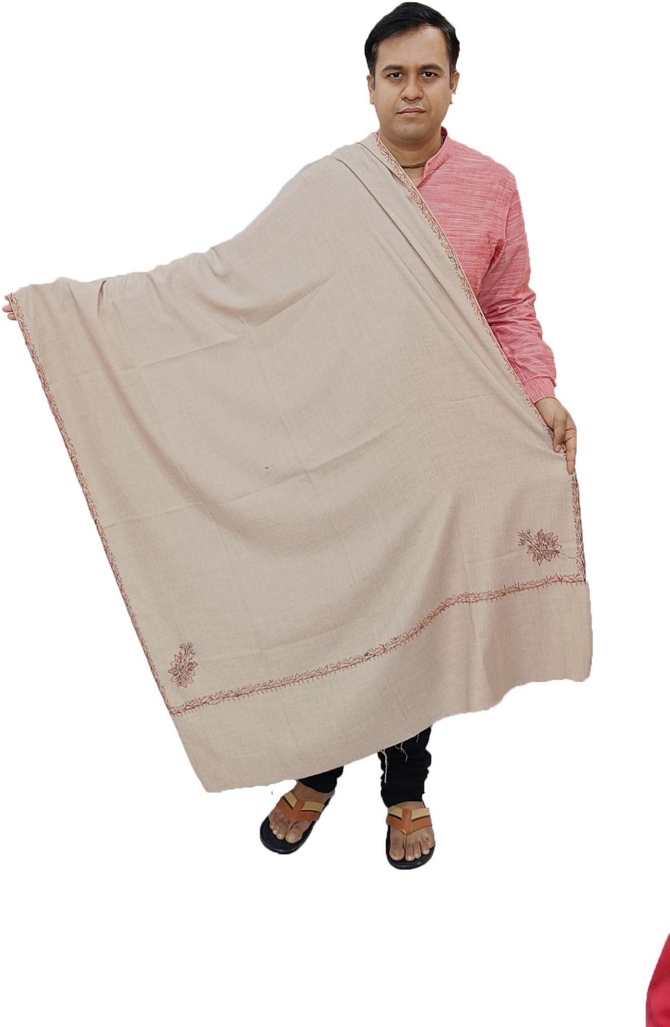 Vrinde Wool Embroidered Men Shawl-picture-21
