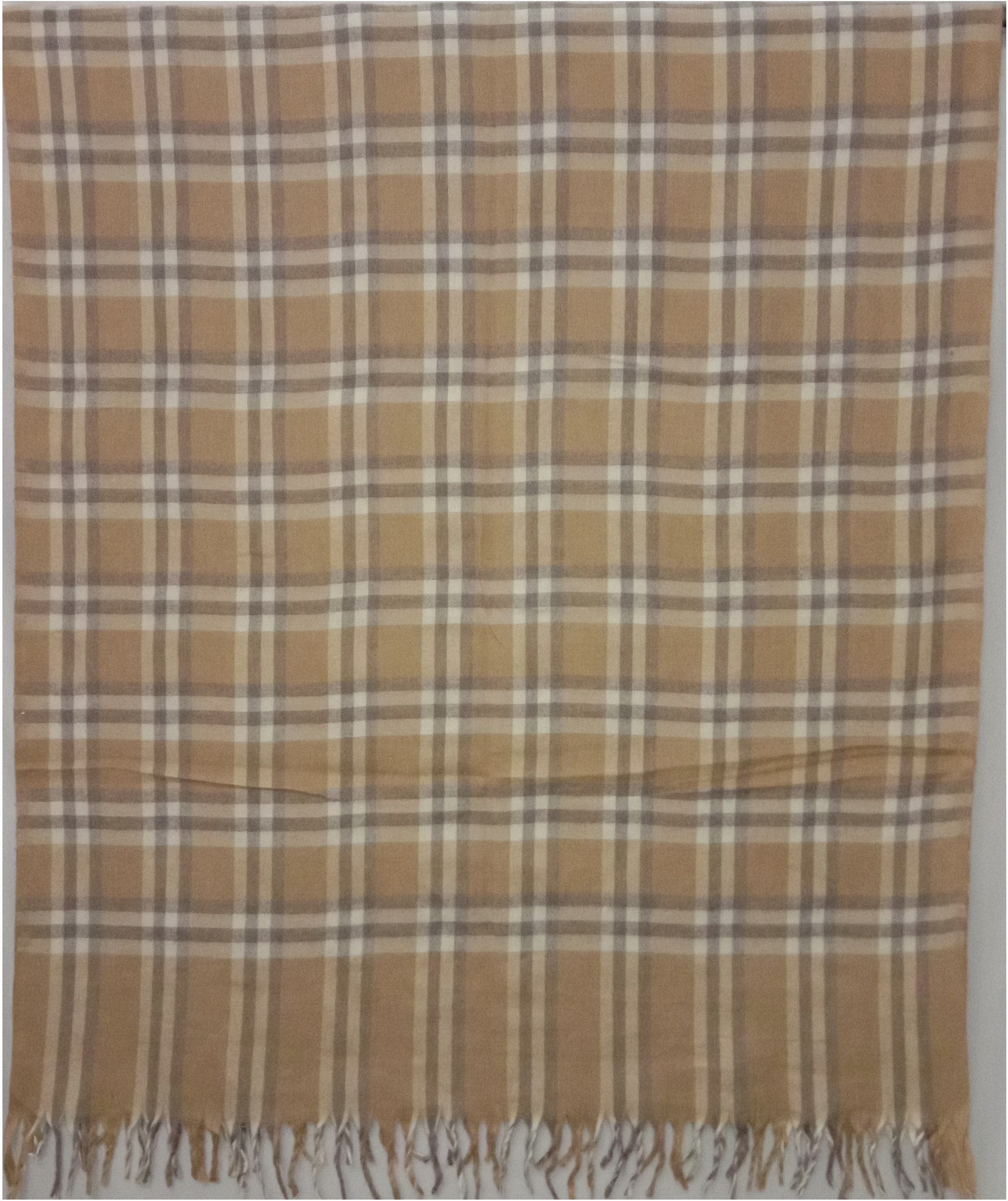 KASHMIRI TREND Wool Checkered Men Shawl-image-30