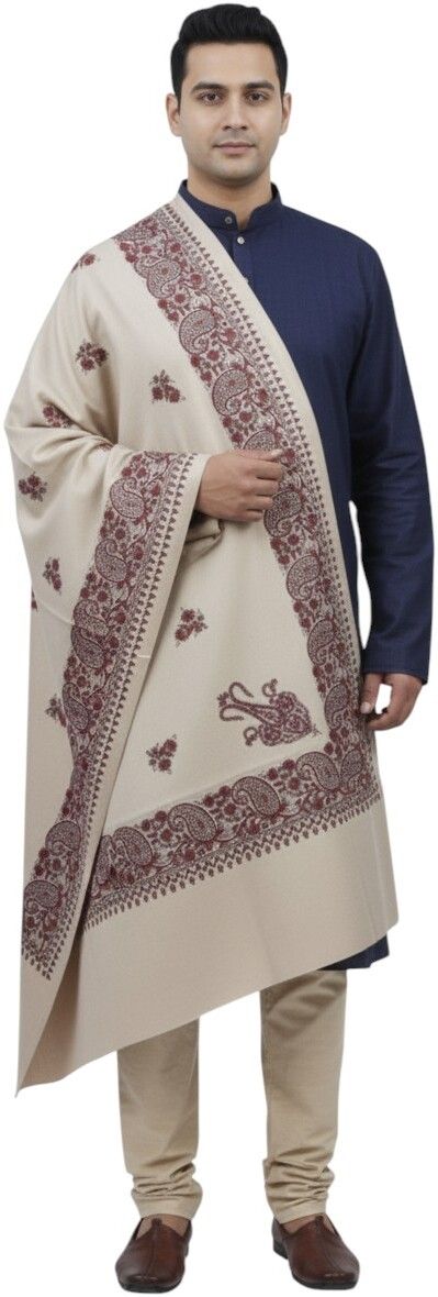 Sprha Wool Printed Men Shawl-picture-41