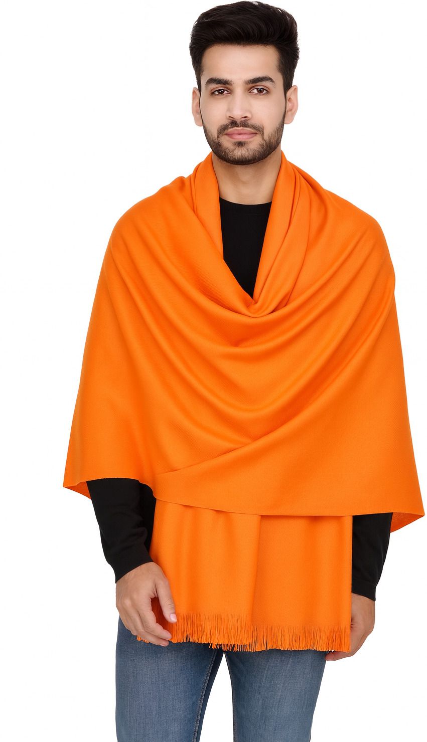 SMS BHL Wool Solid Men Shawl-image-1