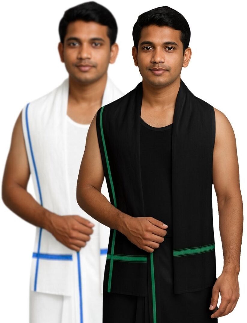 Weavari Cotton Solid Men Shawl-picture-25