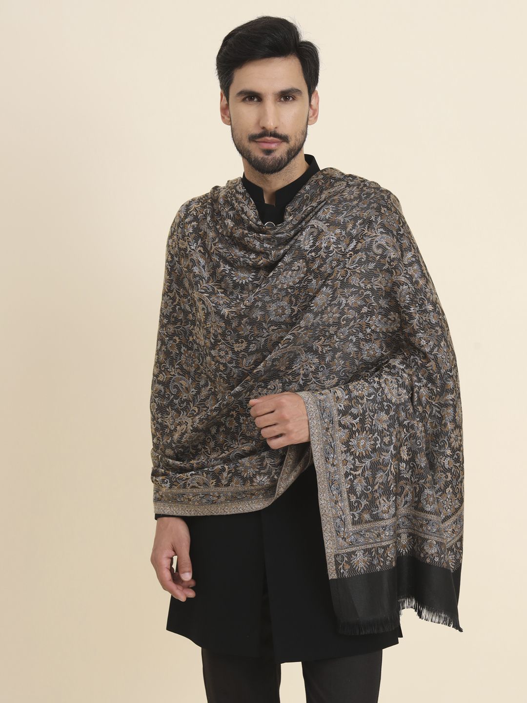 Zamour Polyester Woven Men Shawl-picture-16
