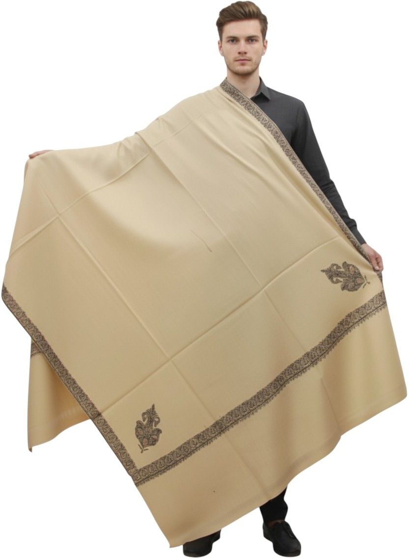 Vrinde Pashmina Embroidered Men Shawl-picture-27