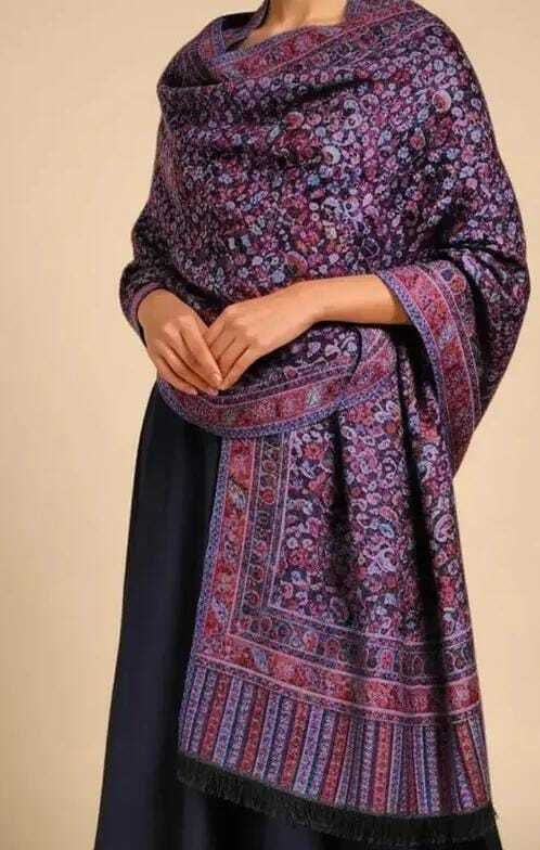 Vivaaz official Pvt Ltd Pashmina Floral Print Women Shawl-picture-45