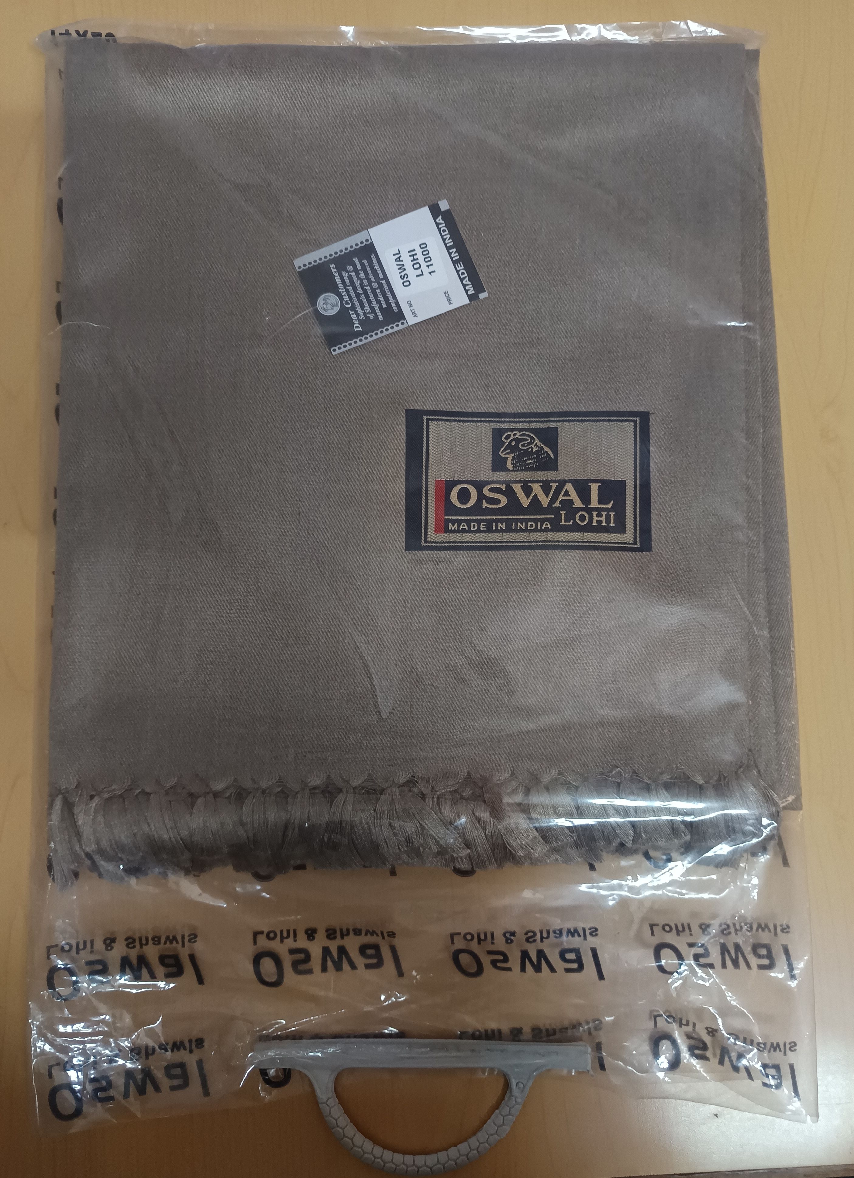 OSWALLOHI Wool Solid Men Shawl-picture-24