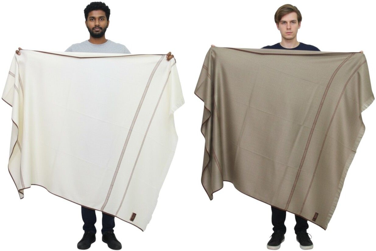 Sprha Pashmina Self Design Men Shawl-picture-45