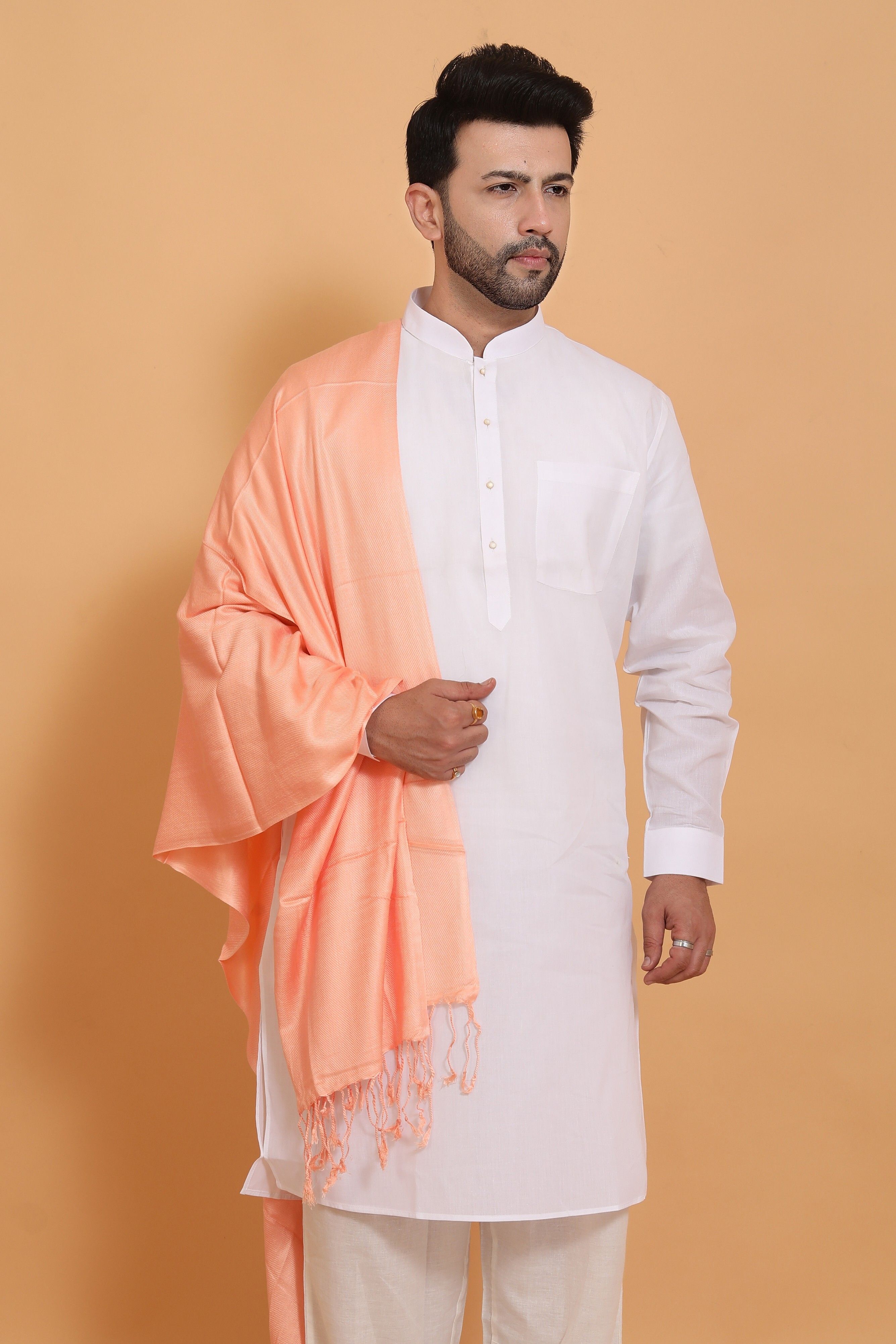 Ebadat Viscose Solid Men Shawl-image-16