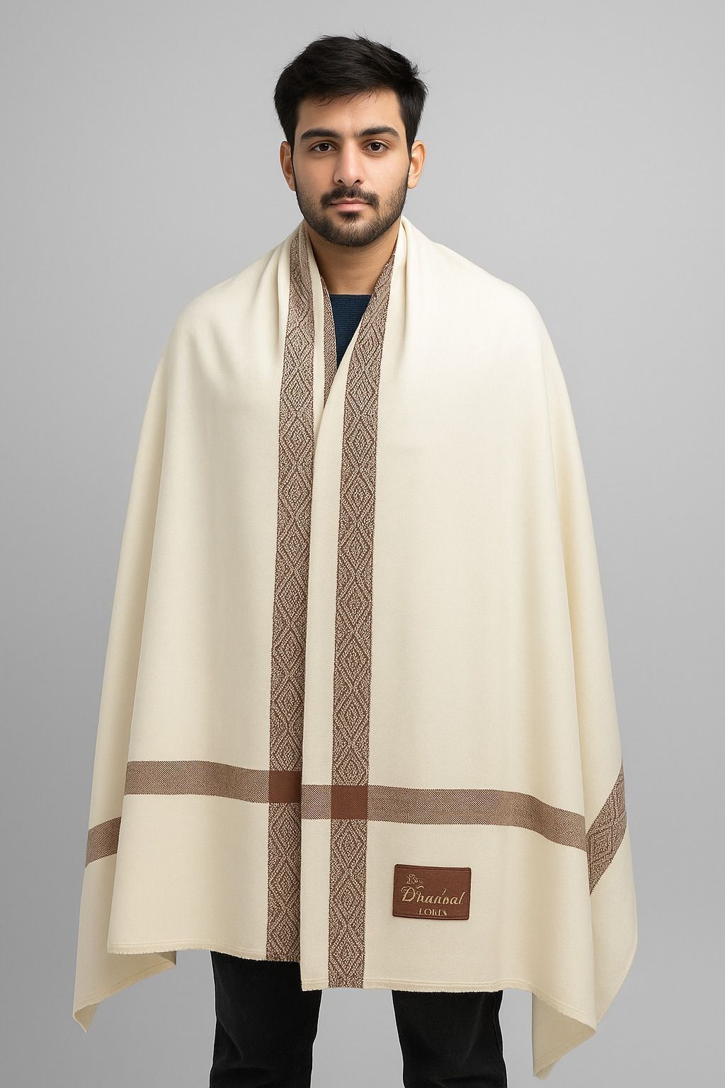 woolen lohi Wool Woven Men Shawl-picture-11