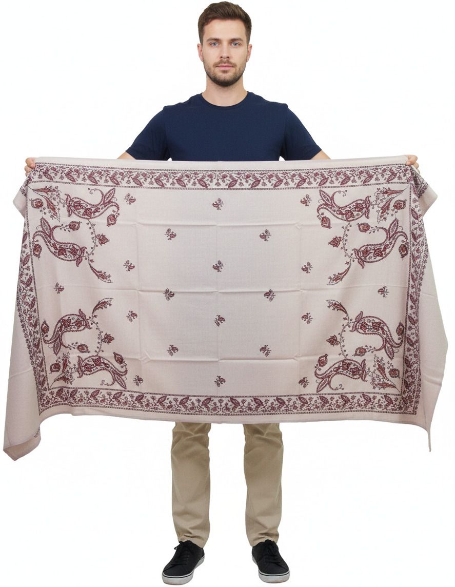 KAVIM Wool Printed Men Shawl-picture-39