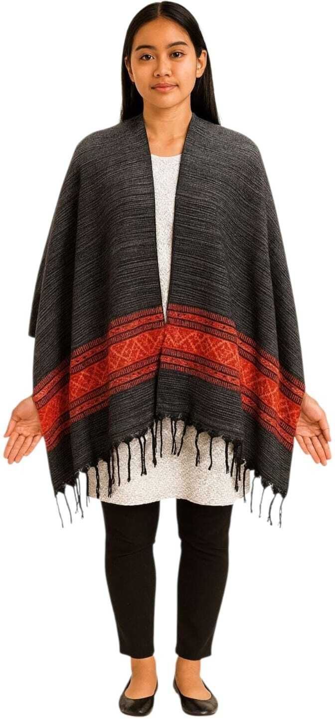 fashweave Wool Printed Women, Men Shawl-picture-32