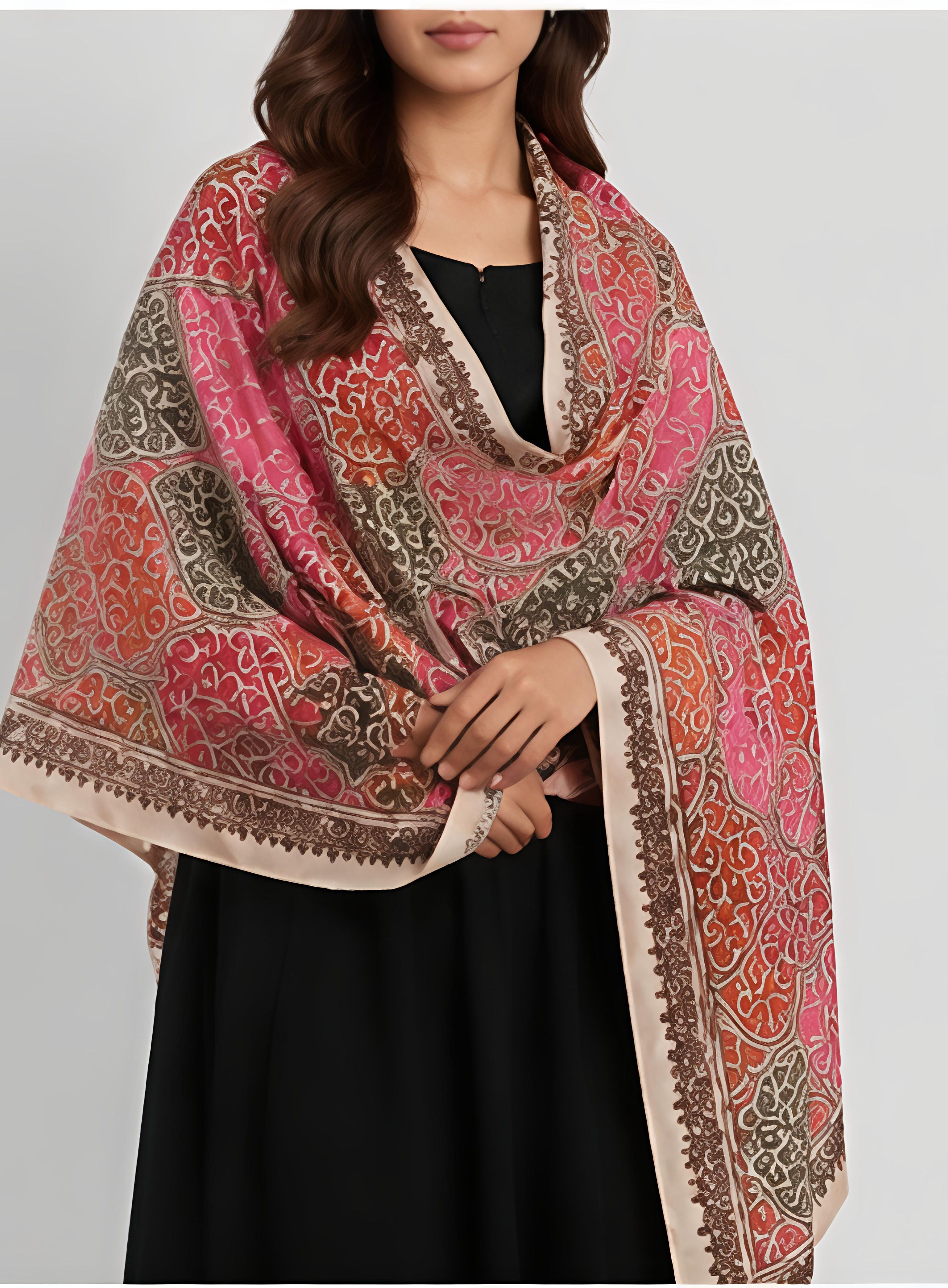 SardGroup Wool Graphic Print Women, Men Shawl-picture-32