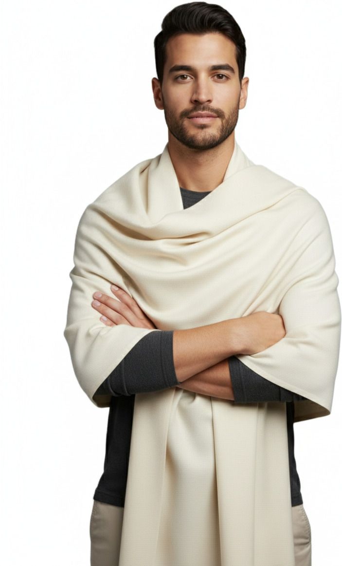 Kriti Wool Solid Men Shawl-picture-39