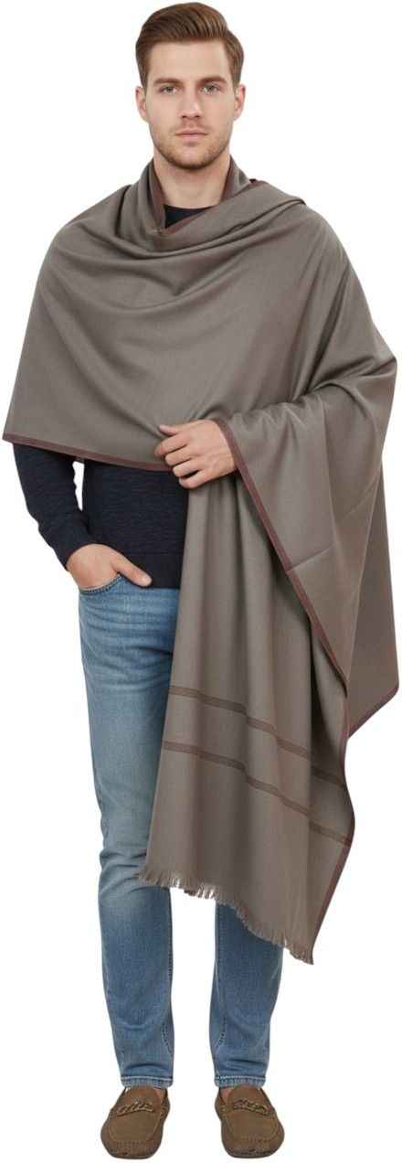 Sprha Wool Self Design Men Shawl-picture-37