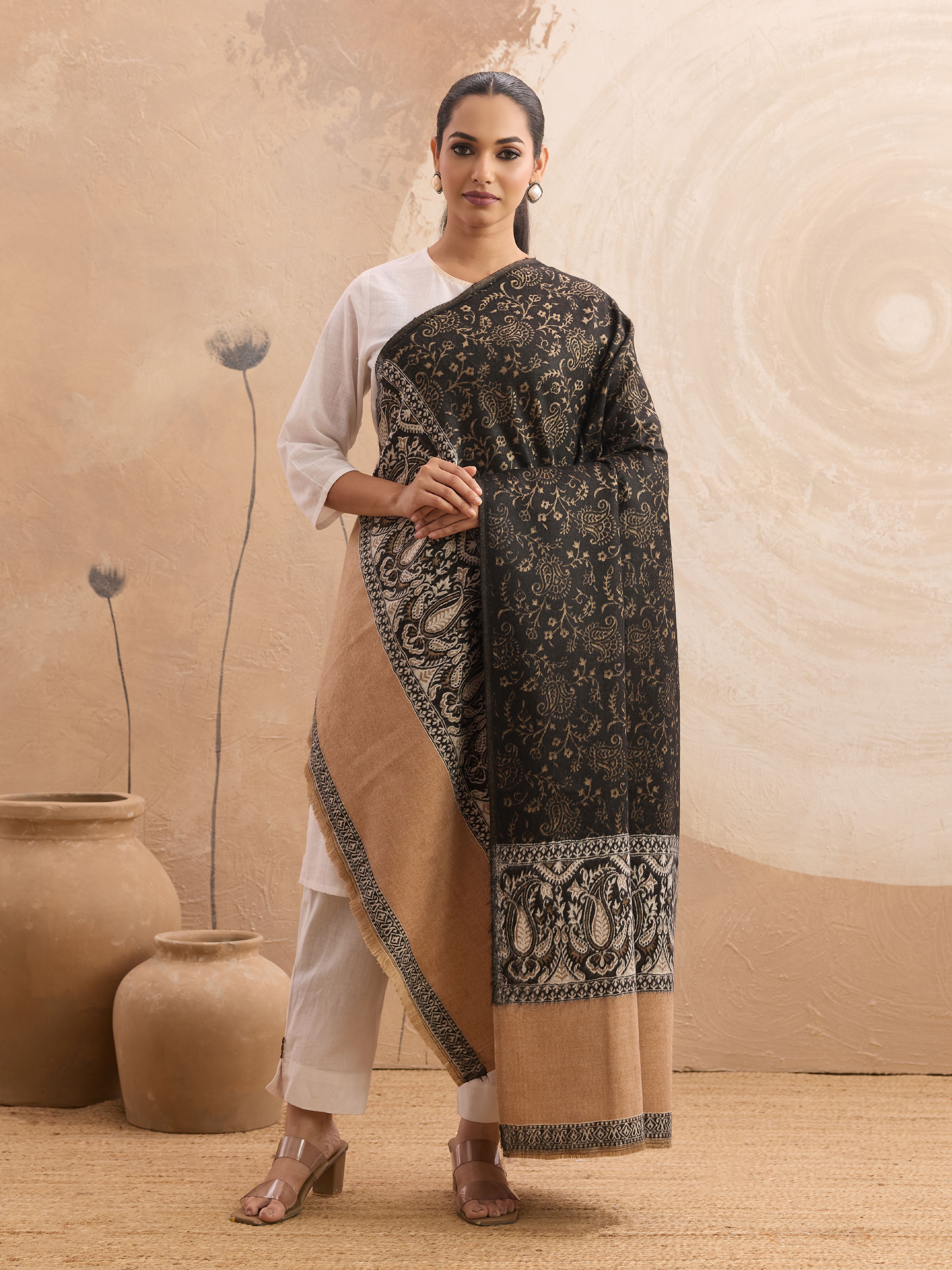 GK VILLA Poly Cotton Woven Women Shawl-picture-11