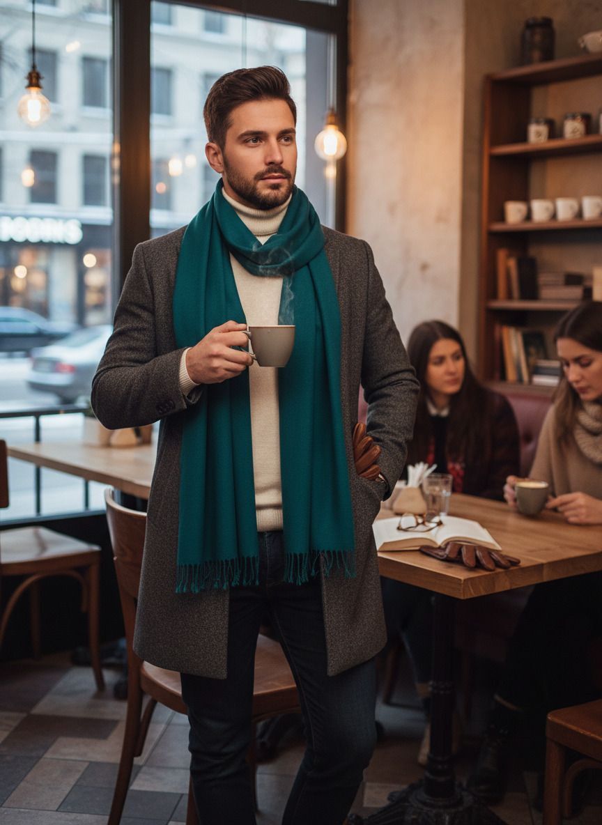 HILFIRE REGION Wool Woven Men Shawl-picture-26