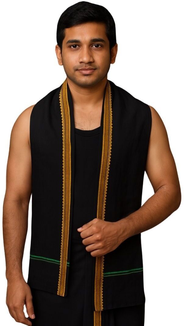 Weavari Cotton Solid Men Shawl-picture-14