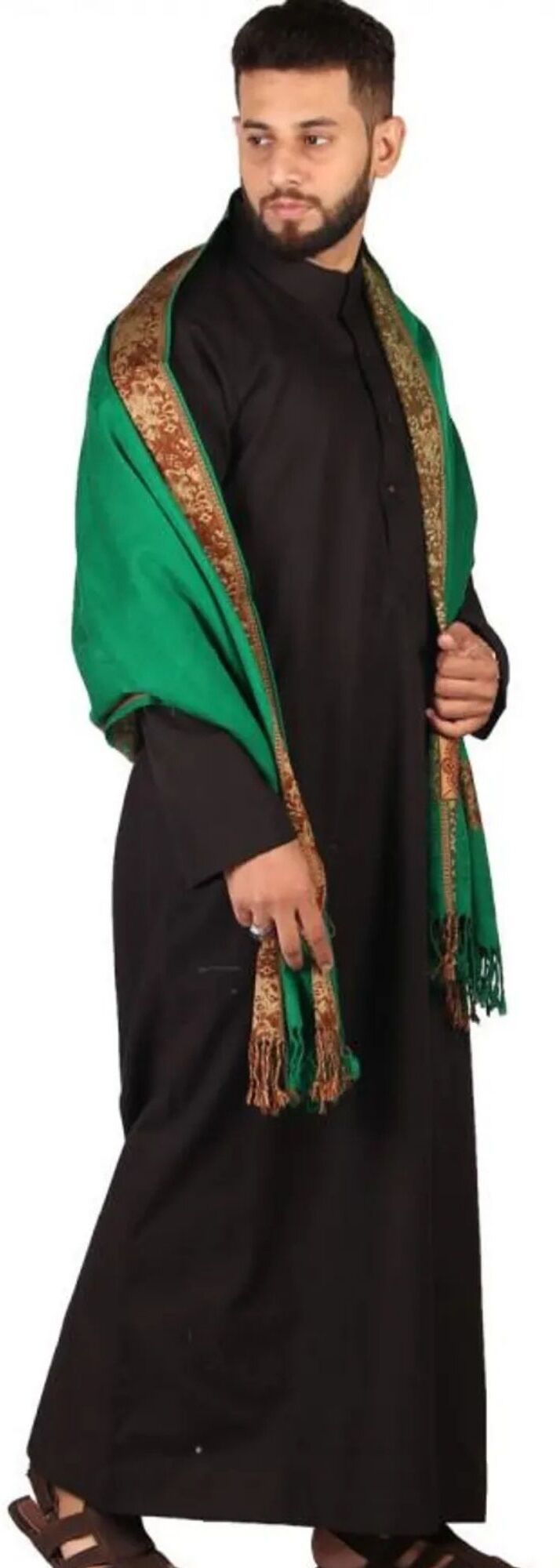 ZOHAHANDICRAFT Cotton Solid Men Shawl