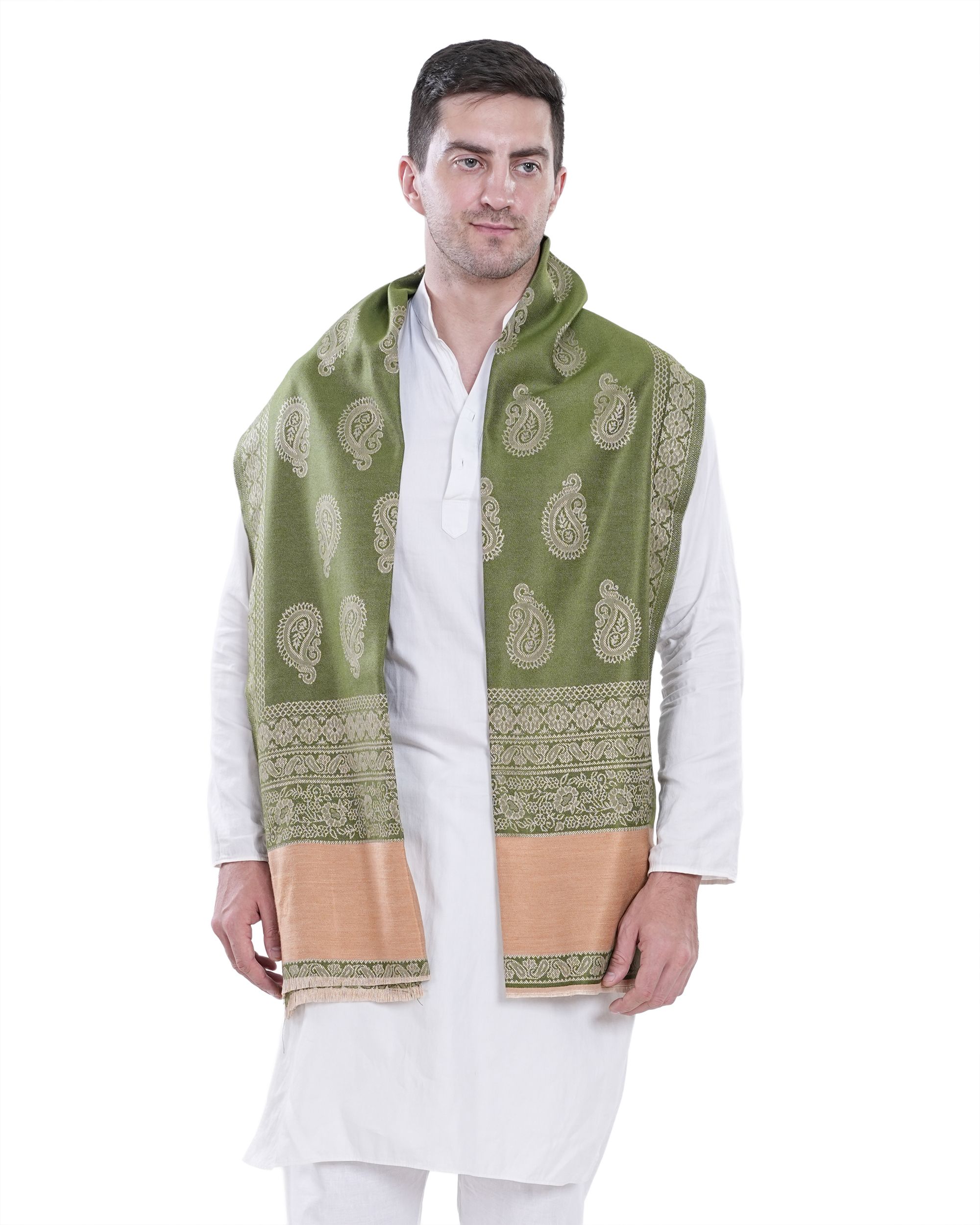 Life and style Wool Paisley Men Shawl-picture-11