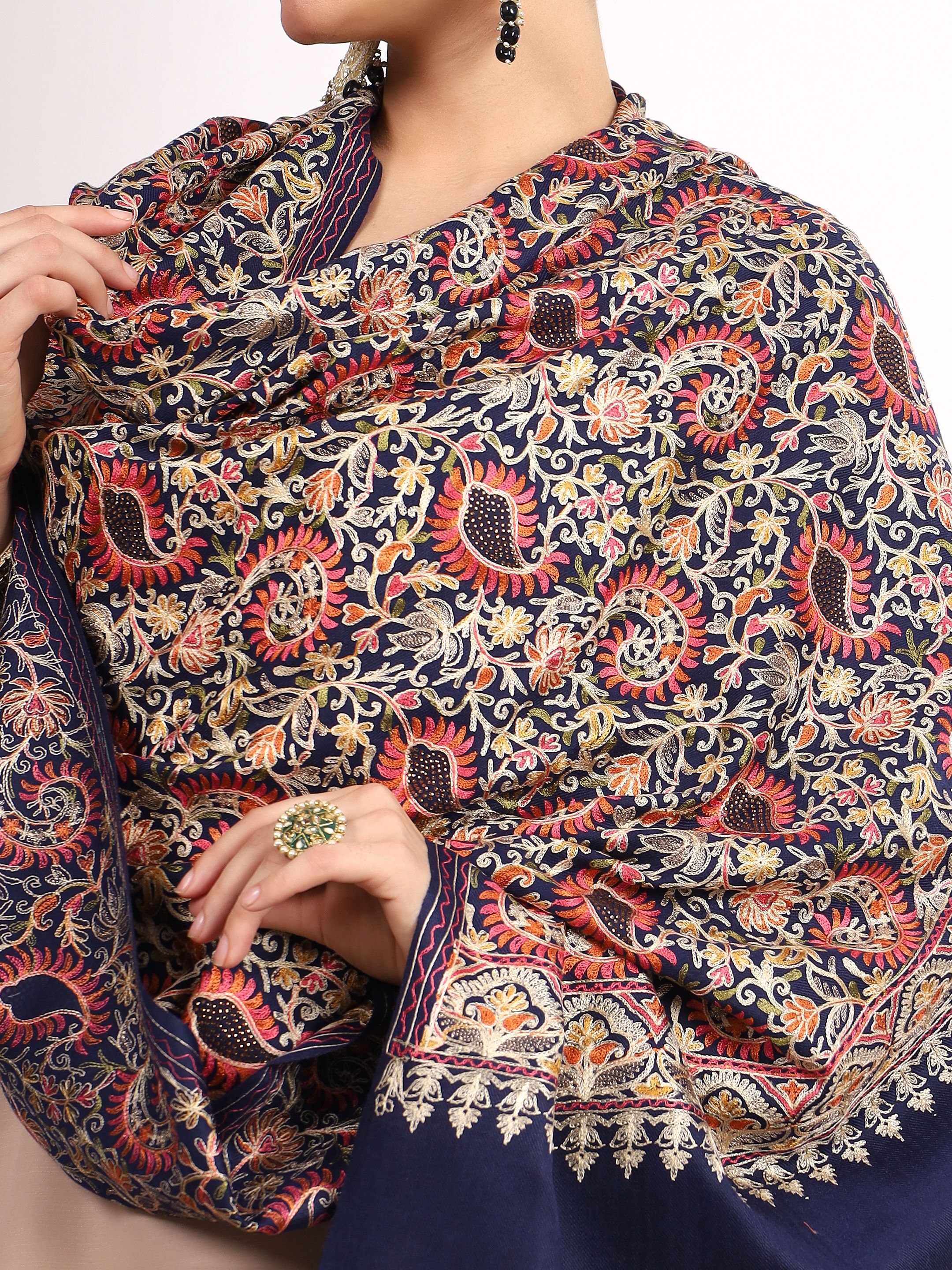 Bunara Poly Wool Printed Women Shawl-image-35