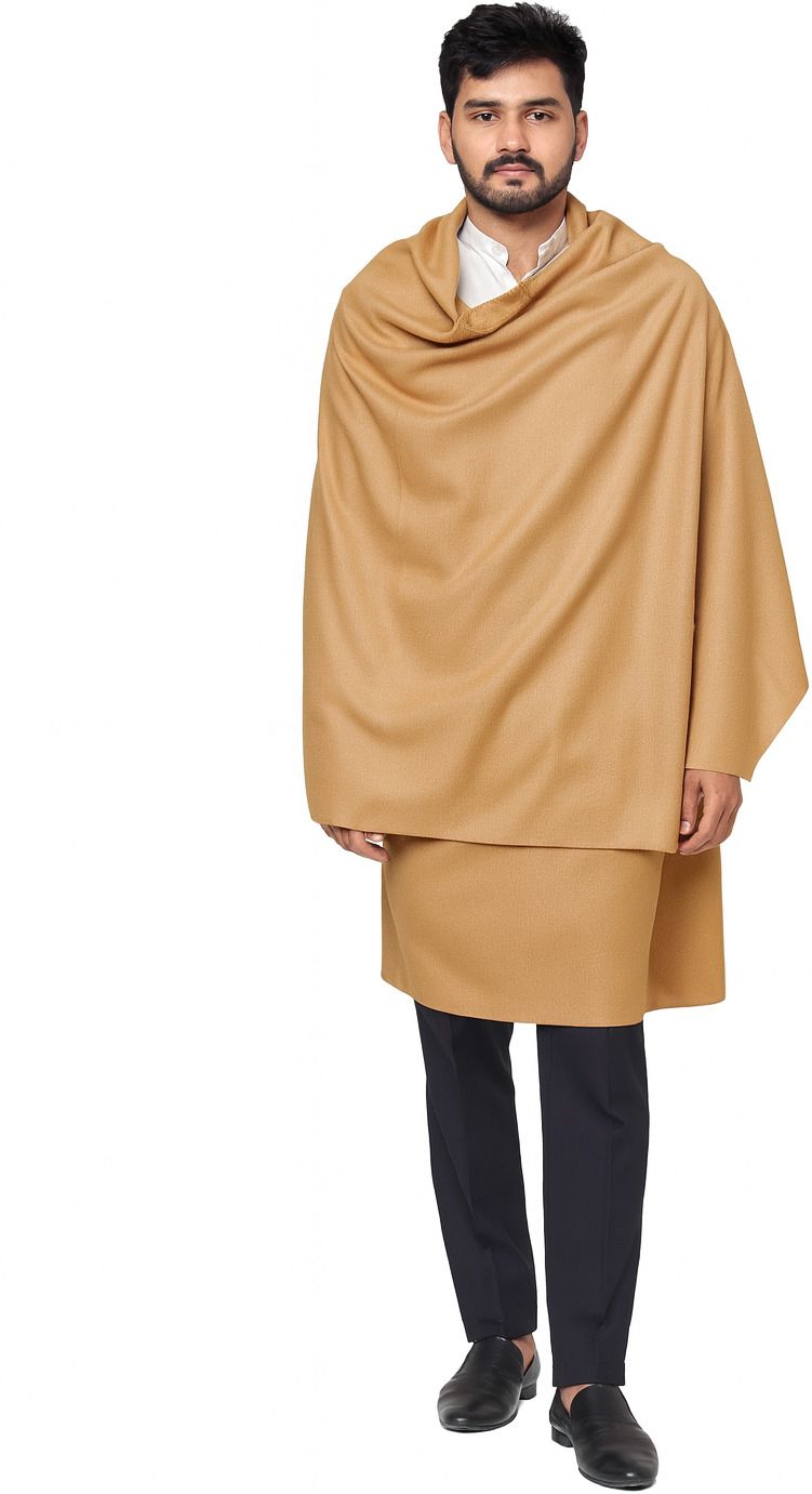 SMS BHL Wool Solid Men Shawl-image-3