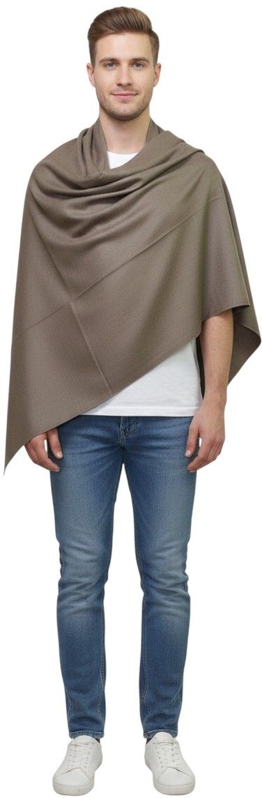 Sprha Wool Solid Men Shawl-picture-35