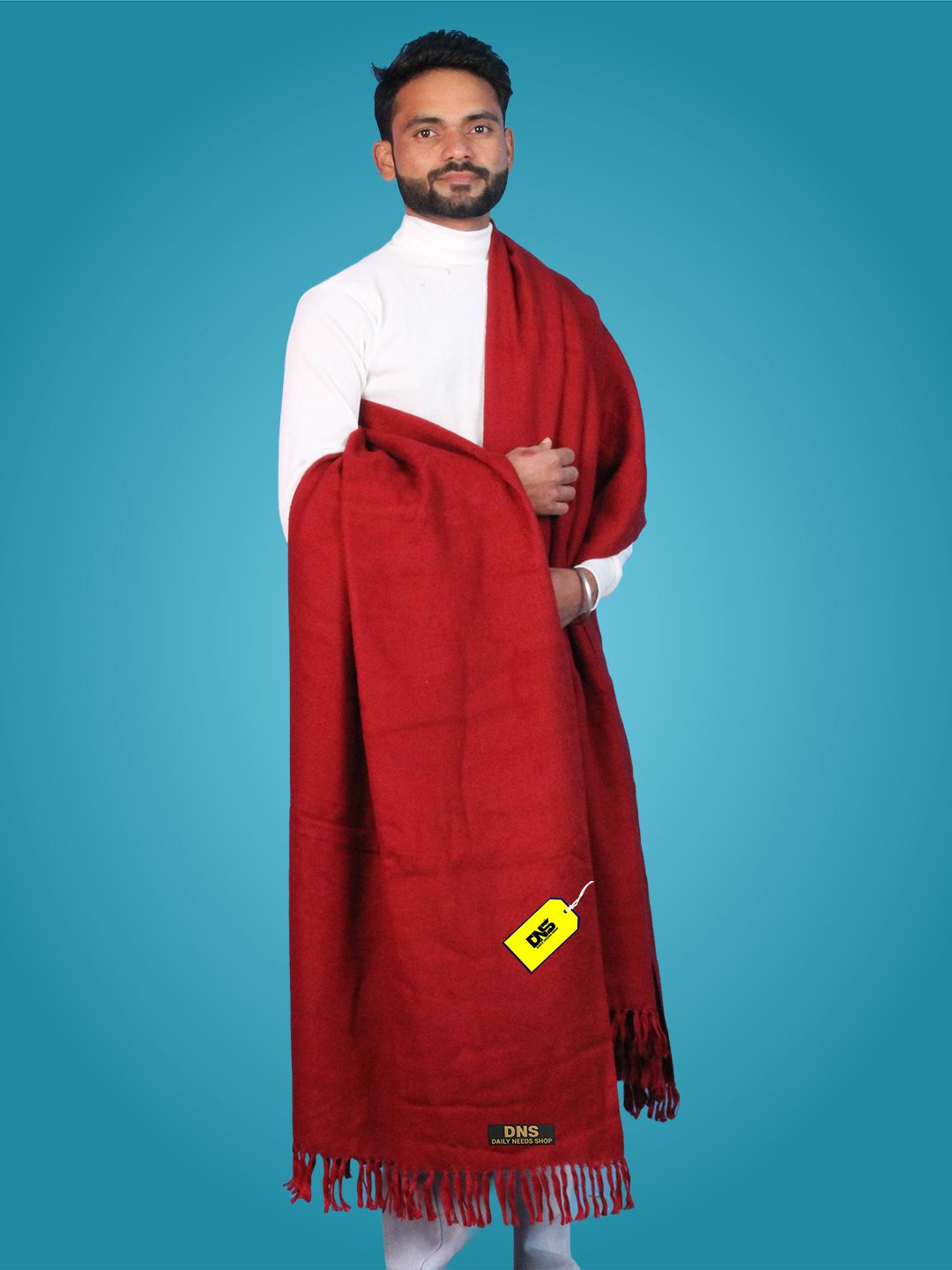 Daily Needs Shop Cashmere Solid Men Shawl-picture-30