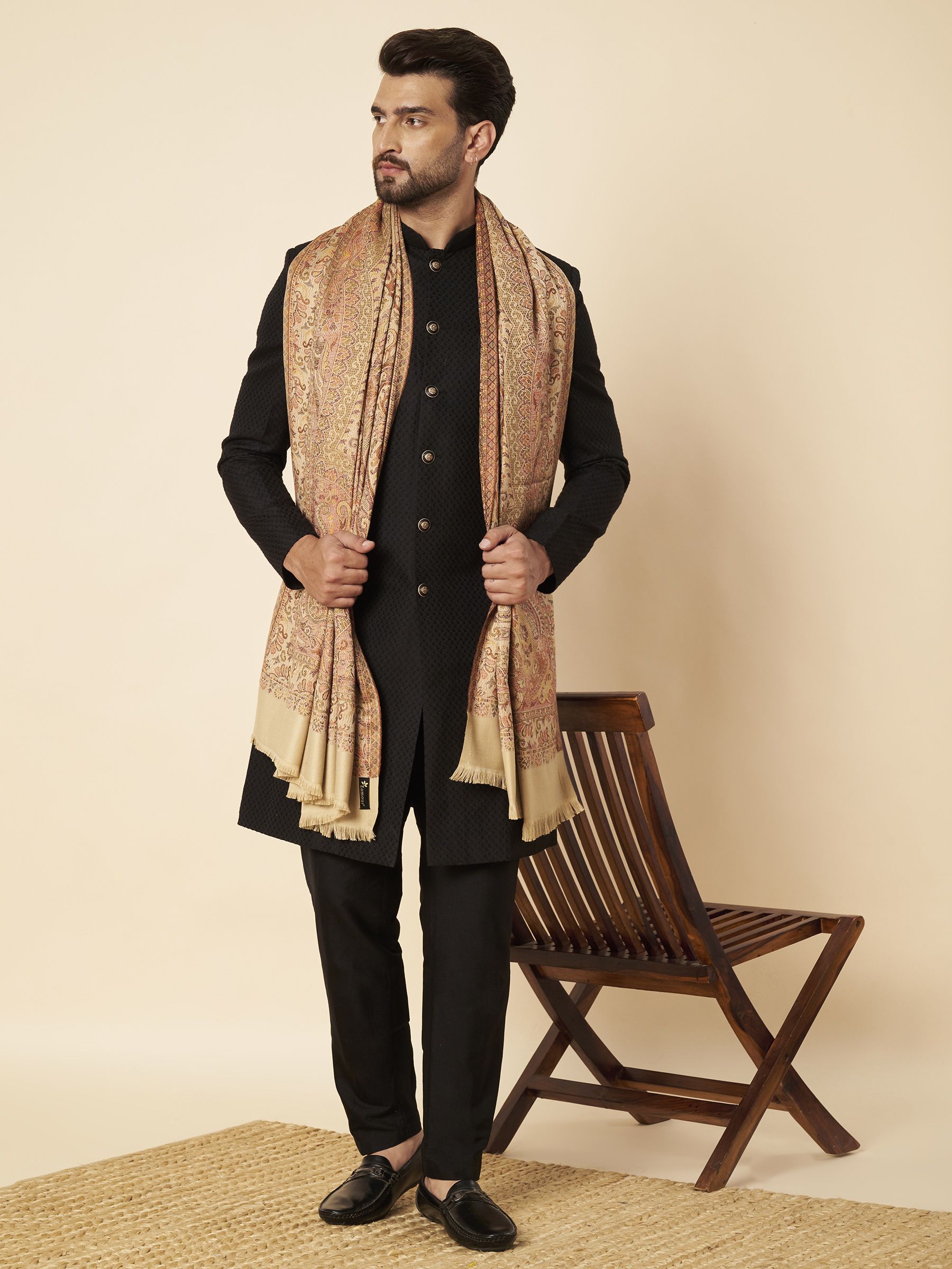 Zamour Acrylic Woven Men Shawl-picture-27