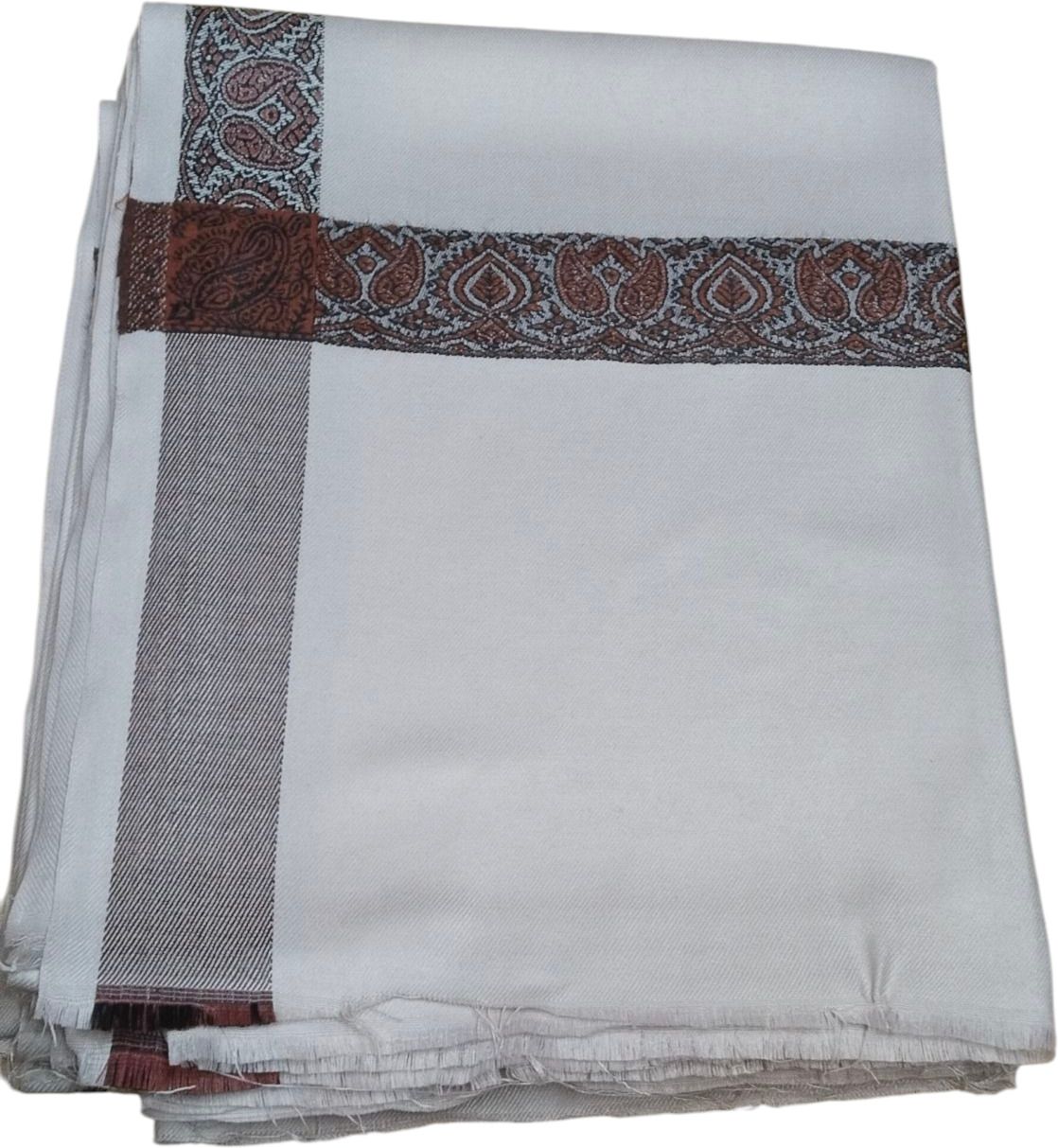 Kashmiri Wool Woven Men Shawl-picture-18