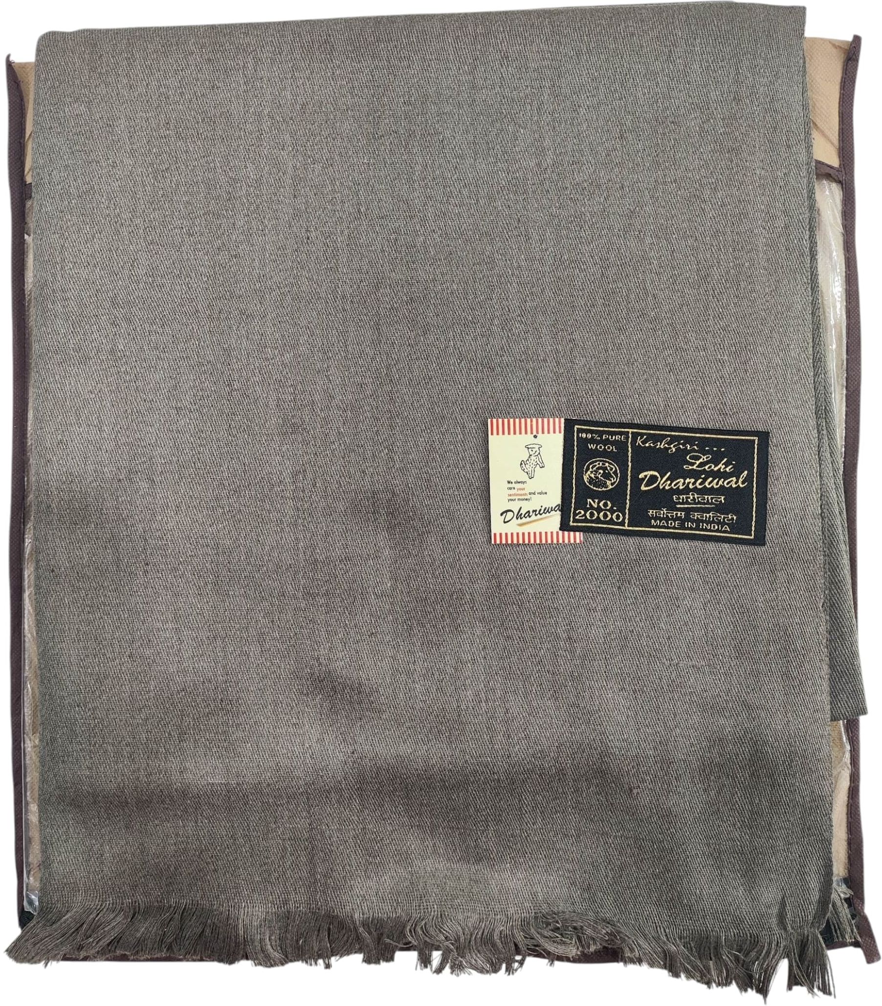 Dhariwal Cotton Solid Men Shawl-image-22