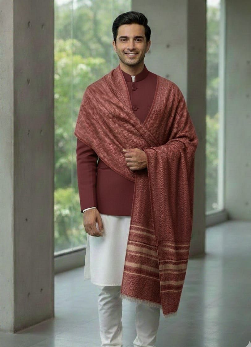 HILFIRE REGION Wool Woven Men Shawl-picture-32