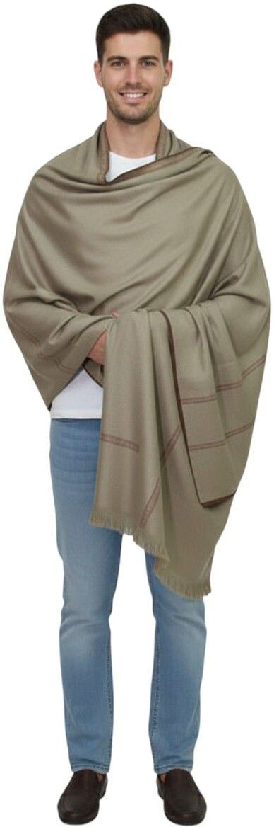 Sprha Wool Self Design Men Shawl-picture-42