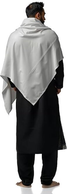 Kashmiri Thead Wool Self Design Men Shawl-picture-43