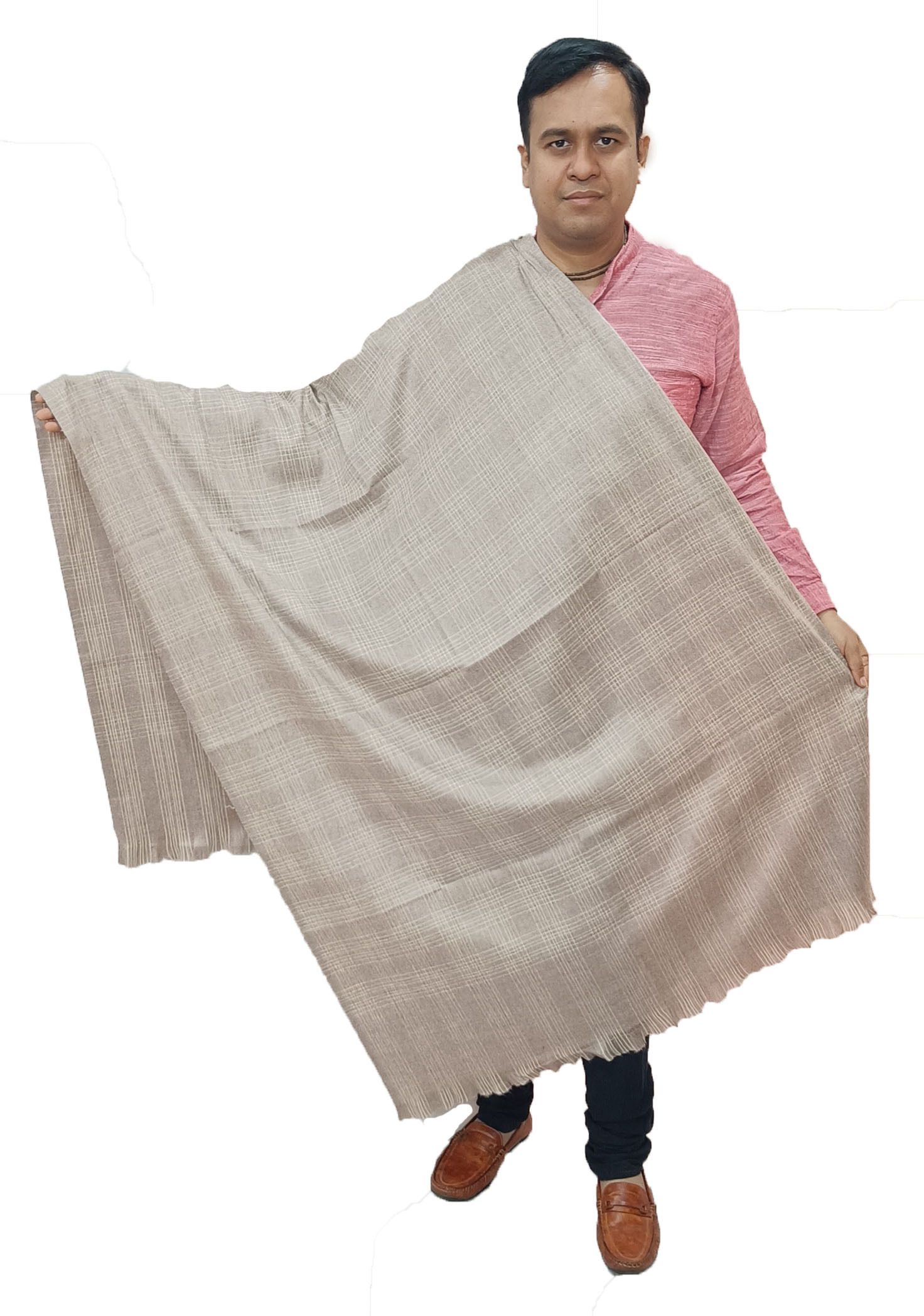 Vrinde Wool Checkered Men Shawl-picture-29