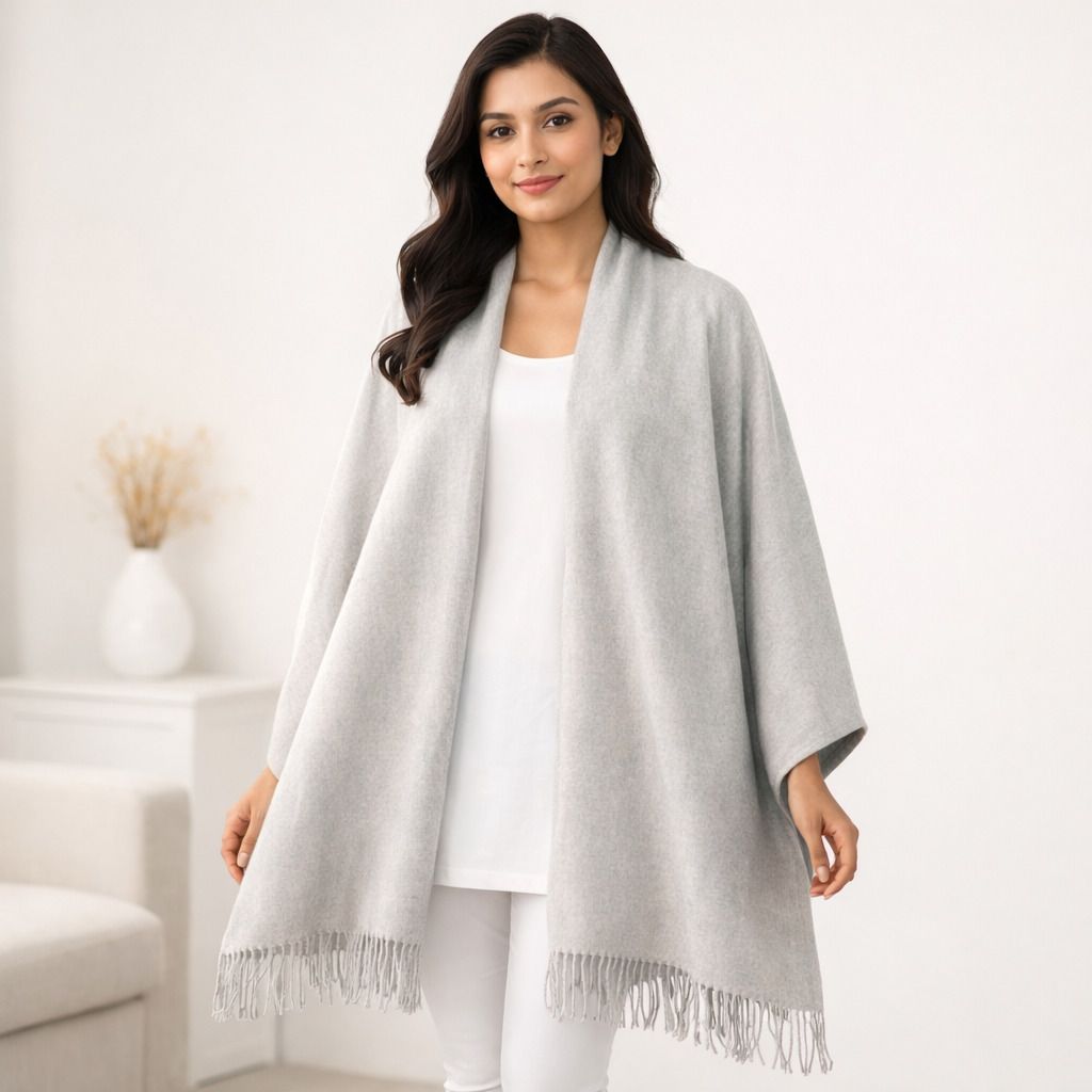 NOWASTRAA Wool Woven Women, Men Shawl-picture-19