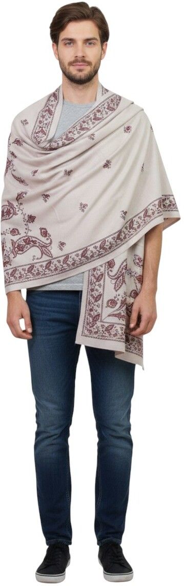 Sprha Wool Printed Men Shawl-picture-12