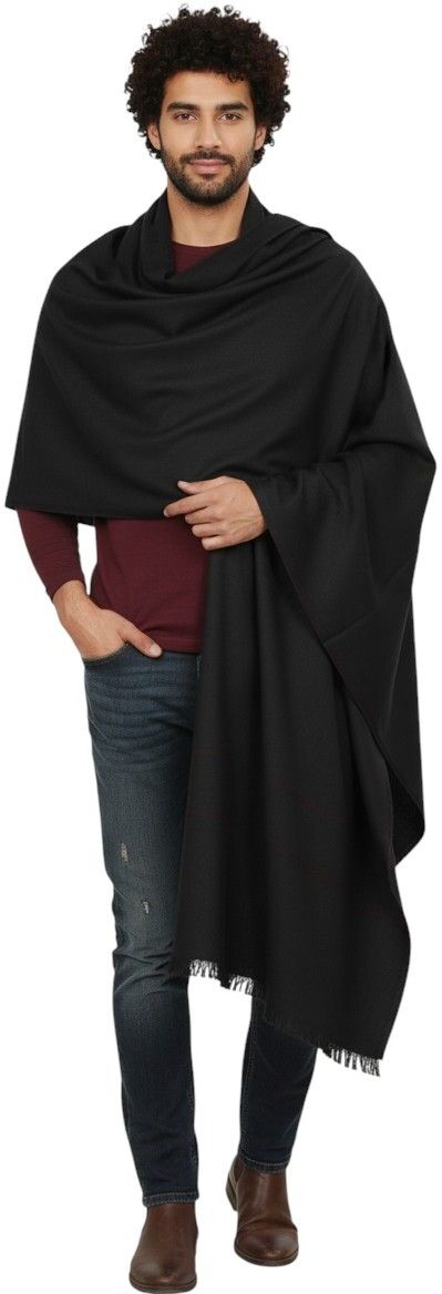 Vrinde Wool Solid Men Shawl-picture-28