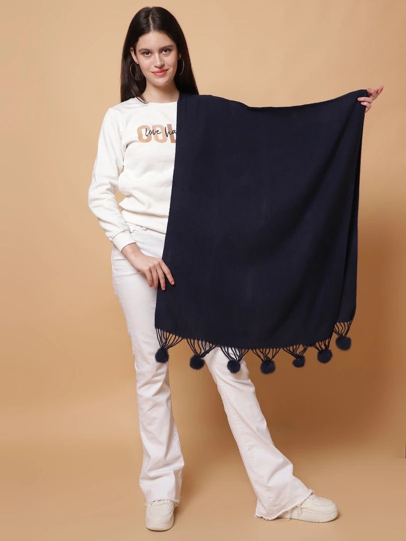 vesture Polyester Lycra Blend Solid Men Shawl-picture-25