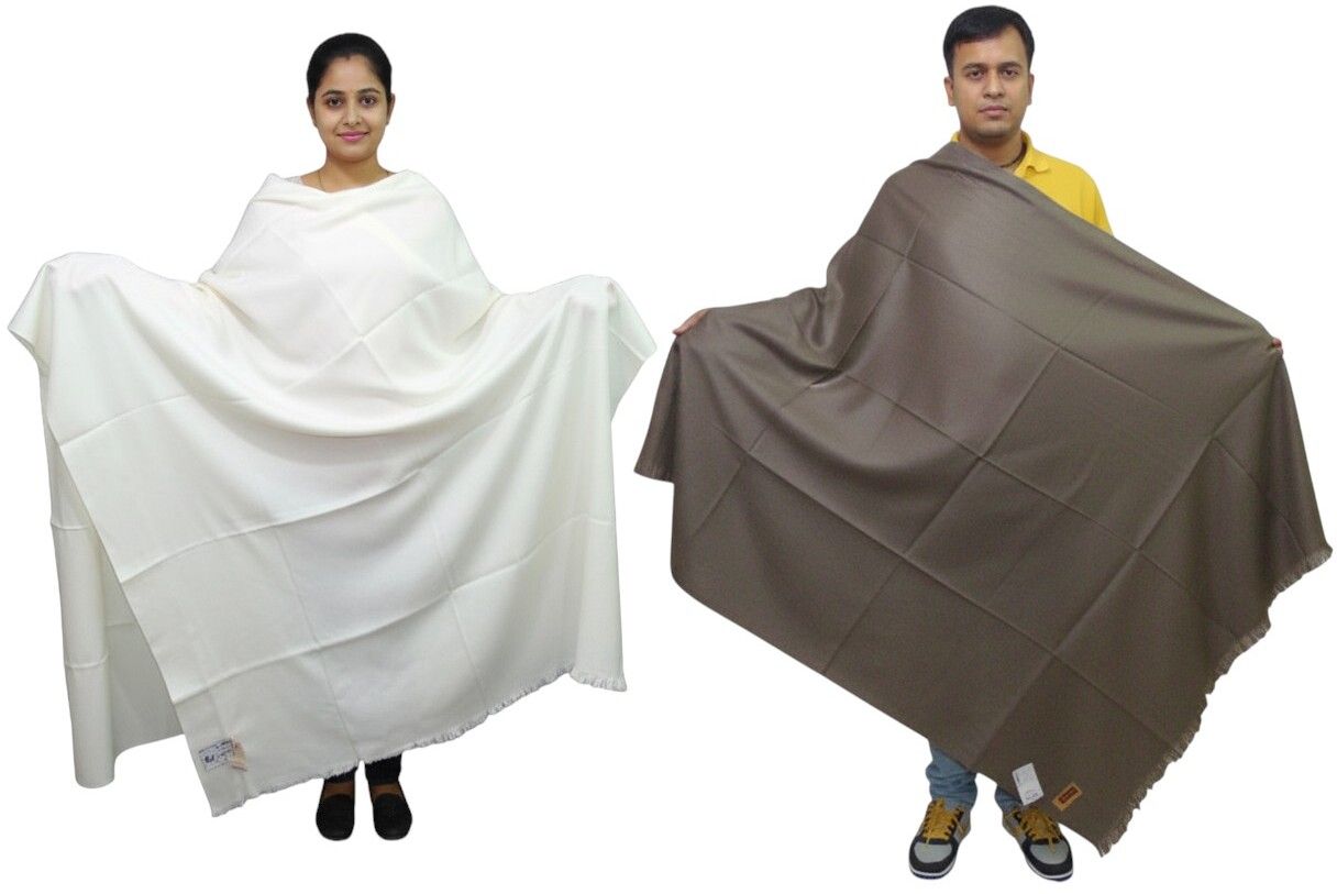 Sprha Wool Solid Men Shawl-picture-39