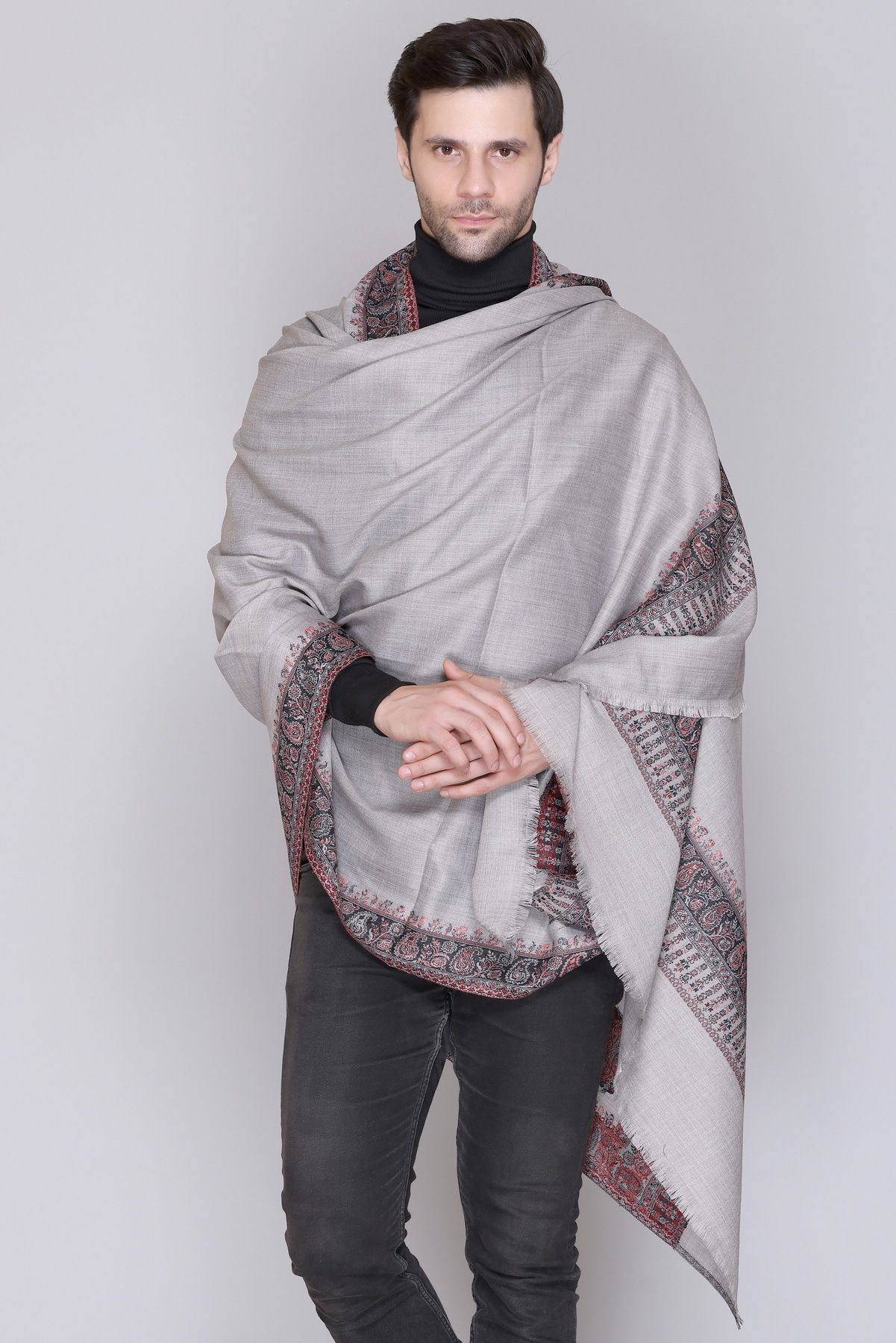 Sudako Wool Self Design Men, Women Shawl-picture-12