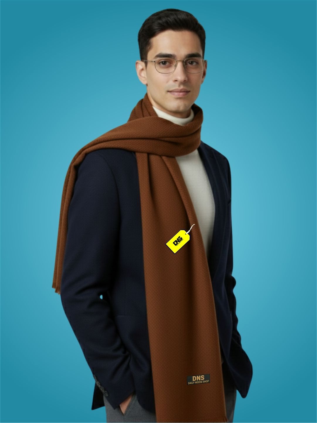 Daily Needs Shop Wool Solid Men Shawl-picture-32